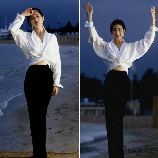 20年前巩俐出席戛纳电影节的旧照