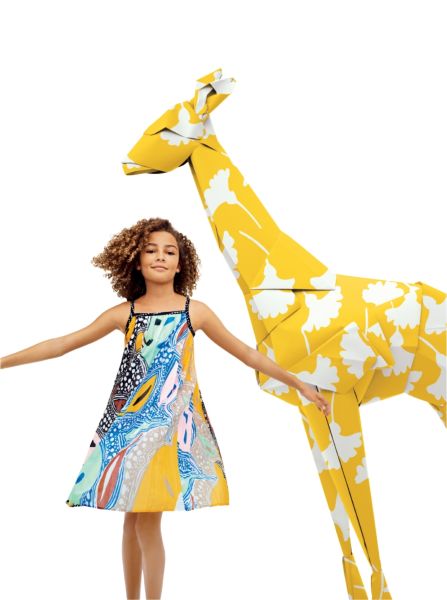 为新生儿至14岁女童带来以野生探险为灵感的童装系列