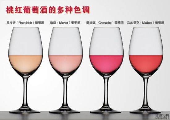 葡萄酒的多种色调