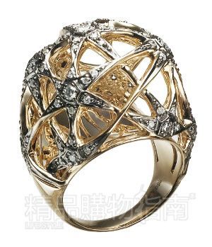 　　星形钻石戒指/H.Stern