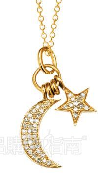 　　星月造型项链/D’eonli