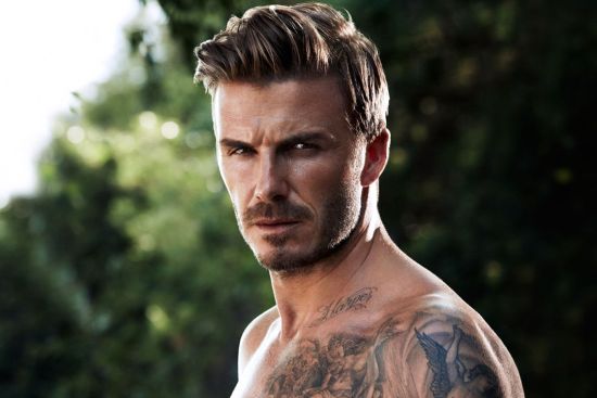 贝克汉姆拍摄的H&M合作系列2013春夏广告