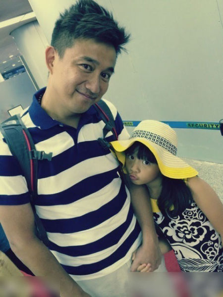 黄磊和宝贝女儿