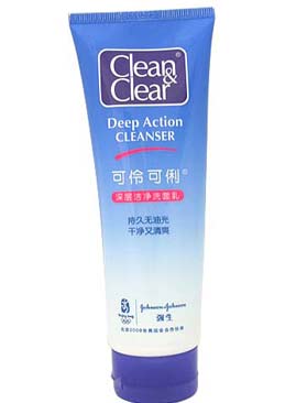 可伶可俐毛孔细致清透洁面乳