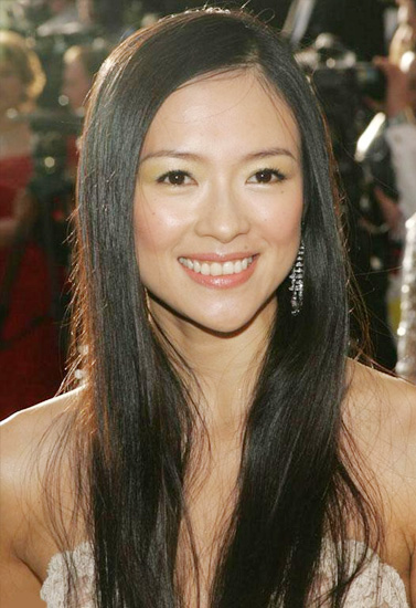 组图:章子怡pk范冰冰 谁是中国第一直发美女(10)