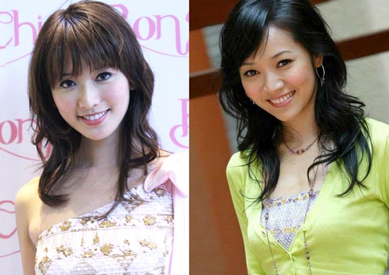 组图:侯佩岑林志玲发型pk 谁是台湾第1美女(2)