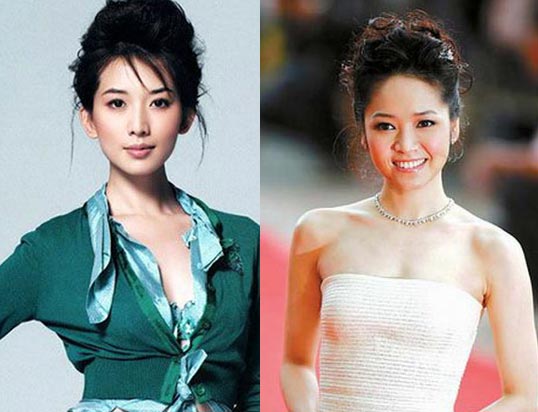 组图:侯佩岑林志玲发型pk 谁是台湾第1美女(4)