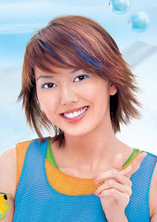 组图明星发型学孙燕姿15款百变短发4