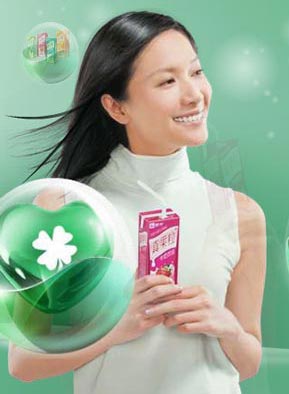 知性美女徐静蕾代言蒙牛真果粒
