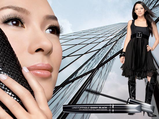 魅力影后章子怡是美宝莲的御用代言人