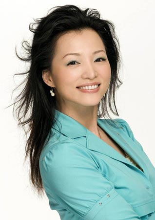 组图明星发型知性女主持董卿11款优雅美发3