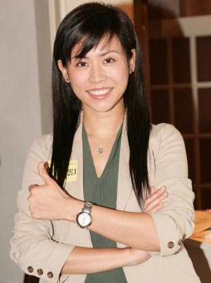 组图:明星发型 tvb花旦宣萱熟女风情美发(12)