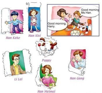 韩梅梅和李雷是80后英语教材中的虚拟人物