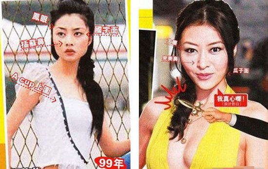 明星模样变化大被疑整容