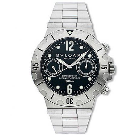 宝格丽 - bvlgari宝格丽 银色diagono pro acqua专业潜水男士计时腕表
