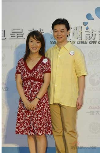 组图:《杨澜访谈录》六周年庆典-陈明与胡文阁