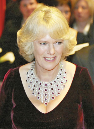 就因为这条项链,卡米拉又被批得一无是处.