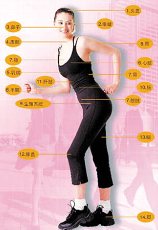 美体:女人必须死守的14个部位(图)