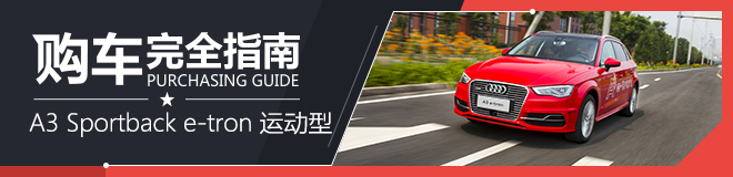 奥迪A3 Sportback e-tron 运动型