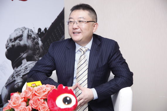 上海通用的副总经理蔡宾做客新浪汽车访谈间