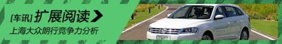 两厢车新选择 上海大众朗行竞争力分析