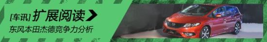 东风本田杰德竞争力分析