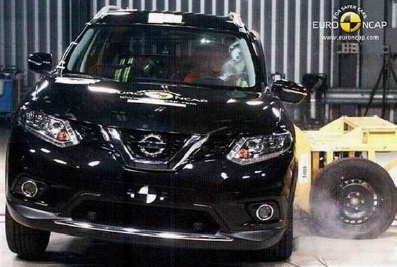日产奇骏获Euro-NCAP五星最高安全评级