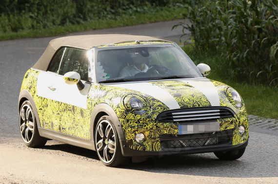 新一代MINI敞篷车路试谍照曝光