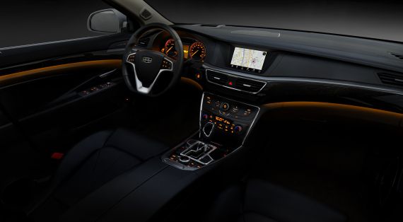 吉利GC9高清内饰曝光 配置丰富实用