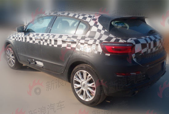 疑似观致3跨界版谍照