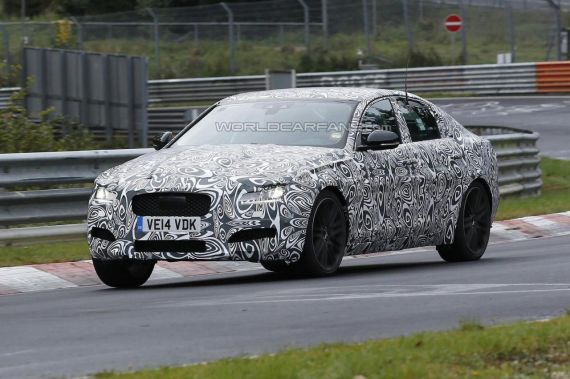 全新捷豹XF最新谍照曝光 或明年底发布