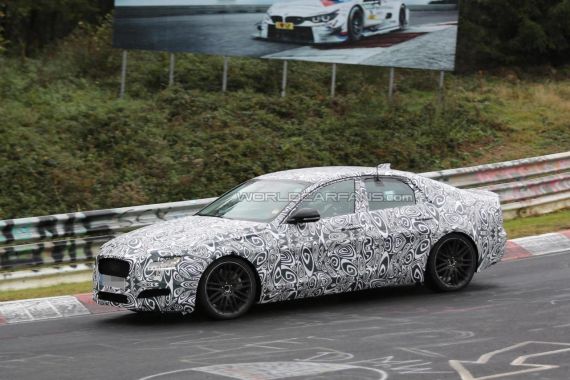 全新捷豹XF最新谍照曝光 或明年底发布