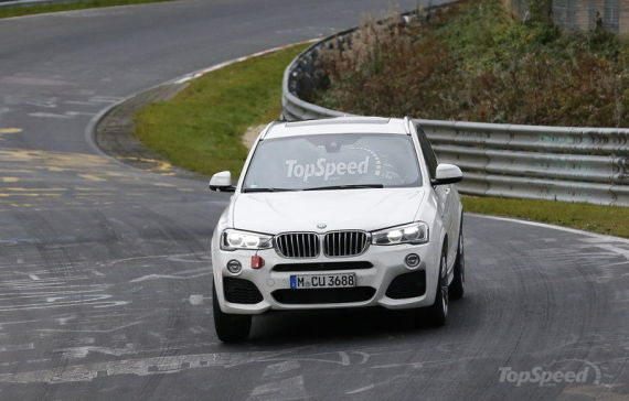 宝马X4 M40i最新谍照曝光 明年发布