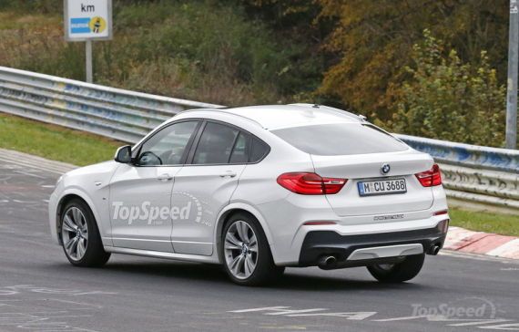 宝马X4 M40i最新谍照曝光 明年发布
