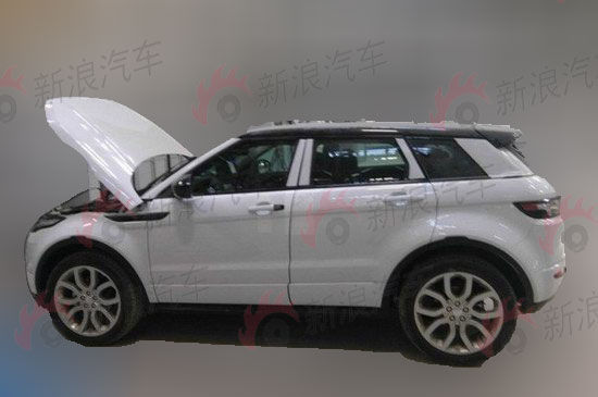 原滋原味 奇瑞捷豹路虎揽胜极光实拍谍照