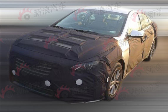 第九代索纳塔国产车型谍照