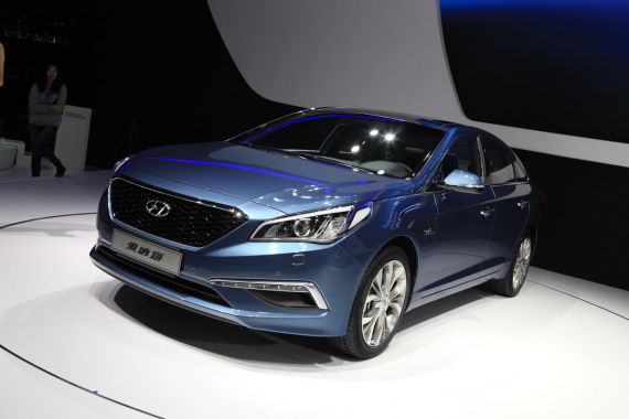 全新索纳塔广州车展发布 2015年3月上市