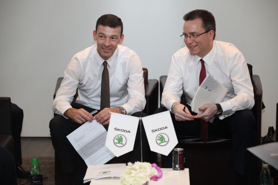 斯柯达汽车负责市场销售的董事会成员安世豪