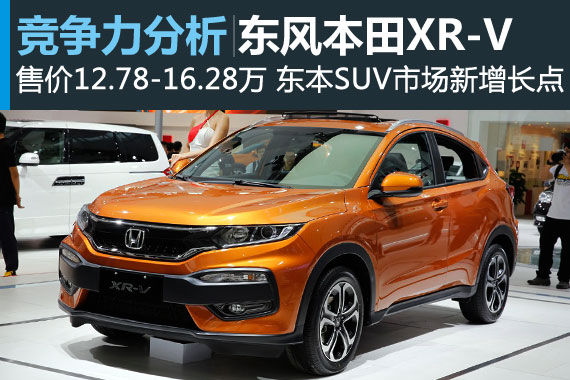 貌似神合 东风本田XR-V竞争力分析