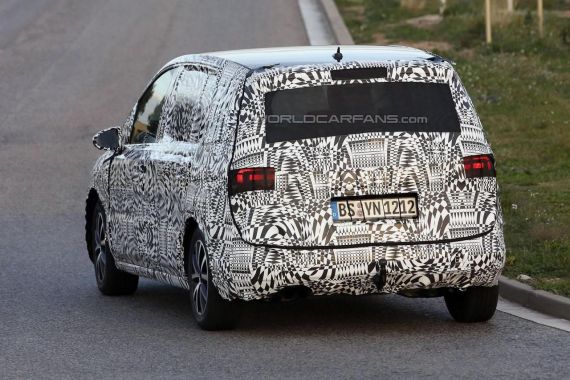 新一代大众途安最新谍照曝光 2015年上市