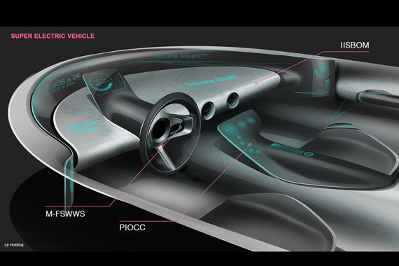 乐视曝超级汽车概念图 意在搭载互联终端
