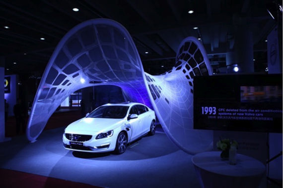 沃尔沃发布便携太阳能充电站 造型前卫