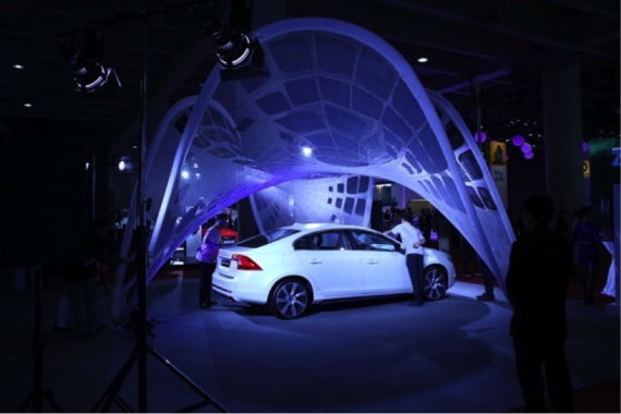 沃尔沃发布便携太阳能充电站 造型前卫