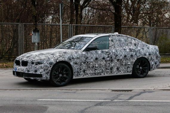 新一代宝马5系最新谍照 2016年上市