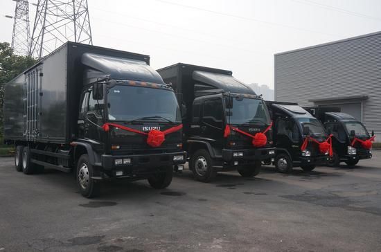 庆铃即将交付顺丰速运的商用车