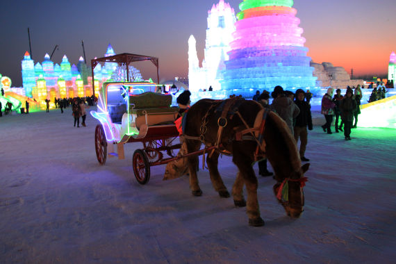 冰雪大世界观赏冰灯