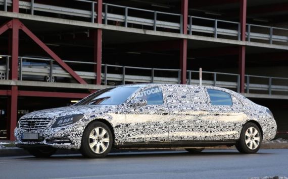 奔驰S级Pullman谍照