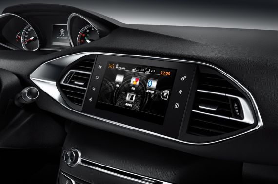 东风标致308S中控台屏幕