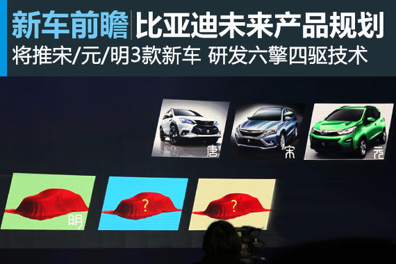 比亚迪未来产品技术规划