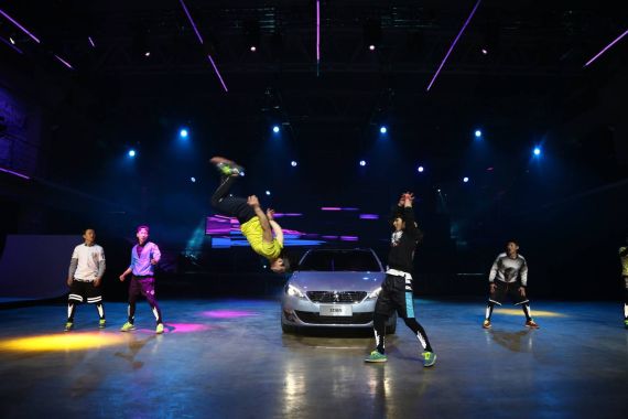 东风标致308s品鉴会现场